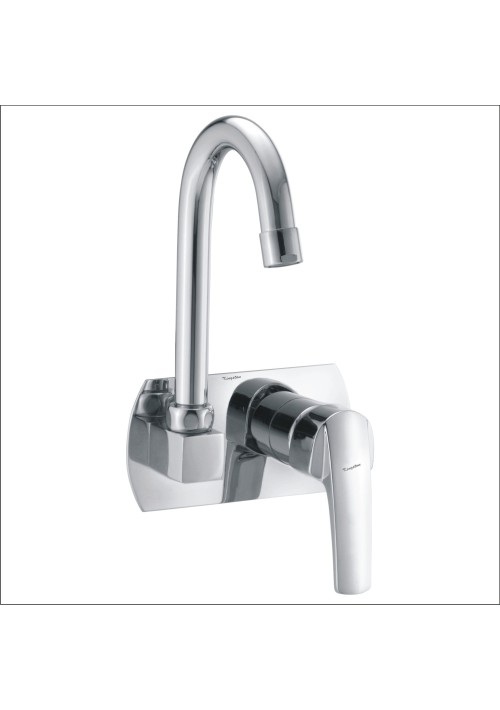 DIGNITY COLLECTION / C.P. SINGLE LEVER CONCEALED SINK MIXER WITH SPOUT WALL MOUNTED 